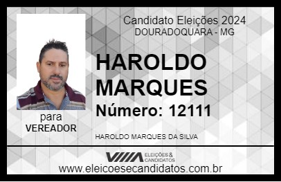 Candidato HAROLDO MARQUES 2024 - DOURADOQUARA - Eleições