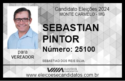 Candidato SEBASTIAN PINTOR 2024 - MONTE CARMELO - Eleições