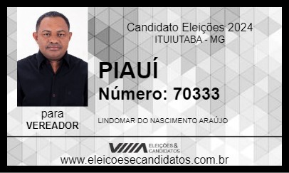 Candidato PIAUÍ 2024 - ITUIUTABA - Eleições