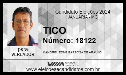 Candidato TICO 2024 - JANUÁRIA - Eleições