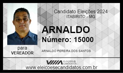 Candidato ARNALDO 2024 - ITABIRITO - Eleições