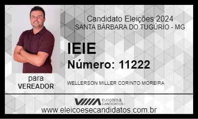 Candidato IEIE 2024 - SANTA BÁRBARA DO TUGÚRIO - Eleições