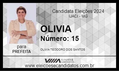 Candidato OLIVIA 2024 - IJACI - Eleições