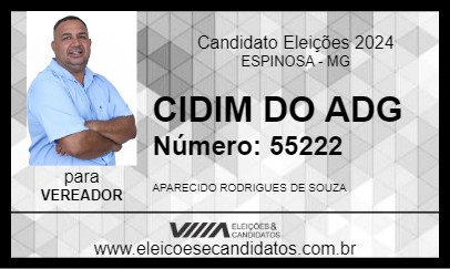 Candidato CIDIM DO ADG 2024 - ESPINOSA - Eleições