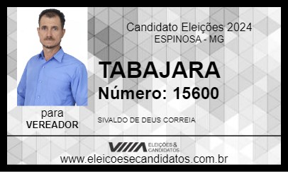 Candidato TABAJARA 2024 - ESPINOSA - Eleições