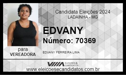 Candidato EDVANY 2024 - LADAINHA - Eleições