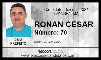 Candidato RONAN CÉSAR 2024 - LADAINHA - Eleições