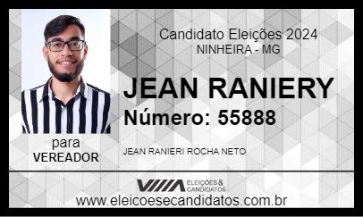 Candidato JEAN RANIERI 2024 - NINHEIRA - Eleições