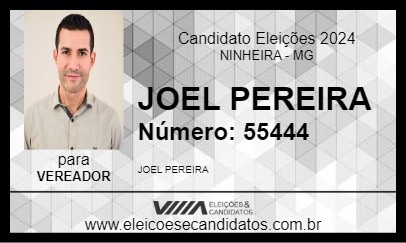 Candidato JOEL PEREIRA 2024 - NINHEIRA - Eleições