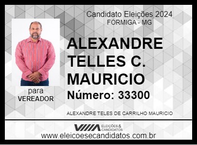 Candidato DR. ALEXANDRE TELLES 2024 - FORMIGA - Eleições