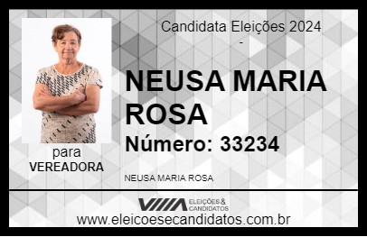 Candidato NEUSINHA VOLUNTÁRIA 2024 - FORMIGA - Eleições