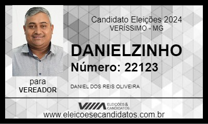 Candidato DANIELZINHO 2024 - VERÍSSIMO - Eleições