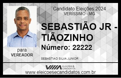 Candidato SEBASTIÃO JR - TIÃOZINHO 2024 - VERÍSSIMO - Eleições