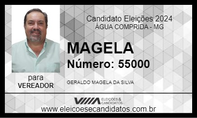 Candidato MAGELA 2024 - ÁGUA COMPRIDA - Eleições