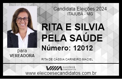 Candidato RITA E SILVIA PELA SAÚDE 2024 - ITAJUBÁ - Eleições