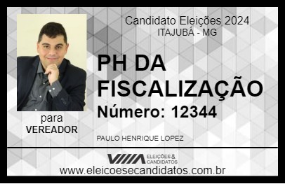 Candidato PH DA FISCALIZAÇÃO  2024 - ITAJUBÁ - Eleições