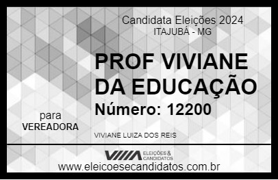 Candidato PROF VIVIANE DA EDUCAÇÃO 2024 - ITAJUBÁ - Eleições