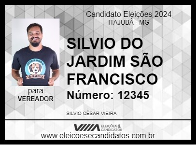 Candidato SILVIO DO JARDIM SÃO FRANCISCO 2024 - ITAJUBÁ - Eleições