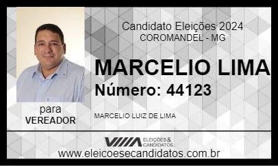 Candidato MARCELIO LIMA 2024 - COROMANDEL - Eleições