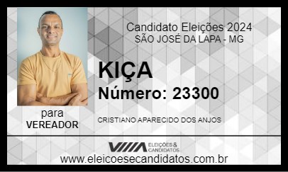 Candidato KIÇA 2024 - SÃO JOSÉ DA LAPA - Eleições