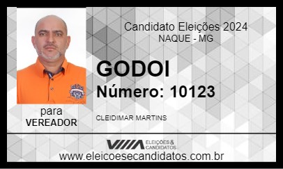 Candidato GODOI 2024 - NAQUE - Eleições