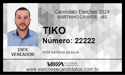 Candidato TIKO 2024 - MARTINHO CAMPOS - Eleições