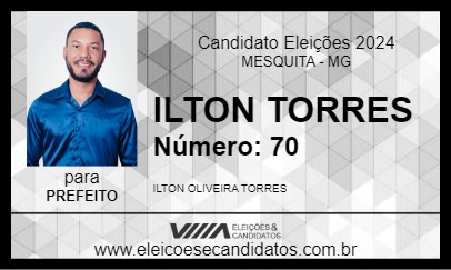 Candidato ILTON TORRES 2024 - MESQUITA - Eleições