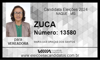 Candidato ZUCA 2024 - NAQUE - Eleições