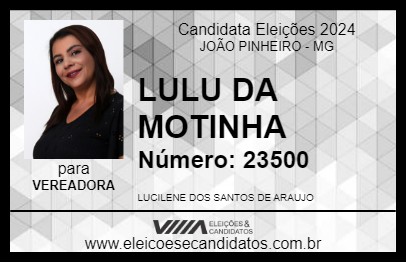 Candidato LULU DA MOTINHA 2024 - JOÃO PINHEIRO - Eleições