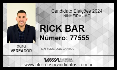 Candidato RICK BAR 2024 - NINHEIRA - Eleições