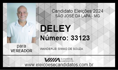 Candidato DELEY 2024 - SÃO JOSÉ DA LAPA - Eleições