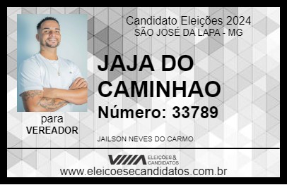 Candidato JAJA DO CAMINHAO 2024 - SÃO JOSÉ DA LAPA - Eleições