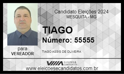 Candidato TIAGO 2024 - MESQUITA - Eleições