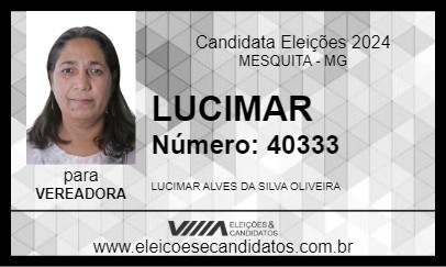 Candidato LUCIMAR 2024 - MESQUITA - Eleições