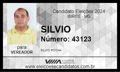 Candidato SILVIO 2024 - IBIRITÉ - Eleições