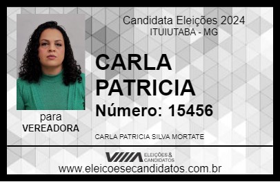 Candidato CARLA PATRICIA 2024 - ITUIUTABA - Eleições