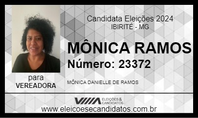 Candidato MÔNICA RAMOS 2024 - IBIRITÉ - Eleições