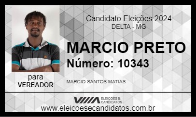 Candidato MARCIO PRETO 2024 - DELTA - Eleições