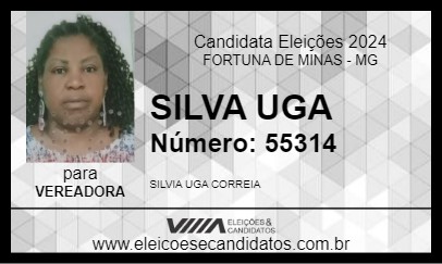 Candidato SILVA UGA 2024 - FORTUNA DE MINAS - Eleições