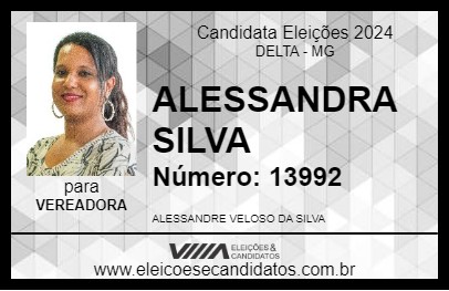 Candidato ALESSANDRA SILVA 2024 - DELTA - Eleições