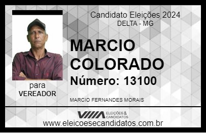 Candidato MARCIO COLORADO 2024 - DELTA - Eleições