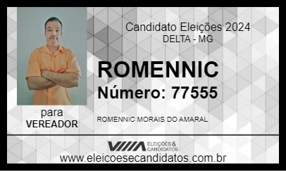 Candidato ROMENNIC 2024 - DELTA - Eleições