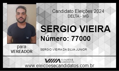 Candidato SERGIO VIEIRA 2024 - DELTA - Eleições