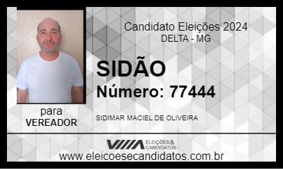 Candidato SIDÃO 2024 - DELTA - Eleições