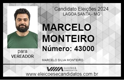 Candidato MARCELO MONTEIRO 2024 - LAGOA SANTA - Eleições