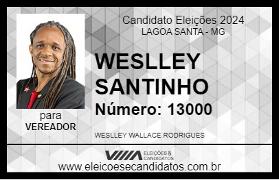 Candidato WESLLEY SANTINHO 2024 - LAGOA SANTA - Eleições