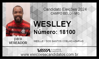 Candidato WESLLEY 2024 - CAMPO BELO - Eleições