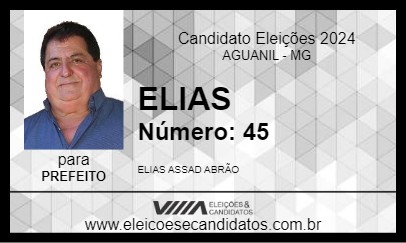 Candidato ELIAS 2024 - AGUANIL - Eleições