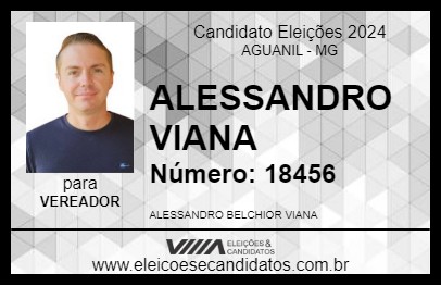 Candidato ALESSANDRO VIANA 2024 - AGUANIL - Eleições