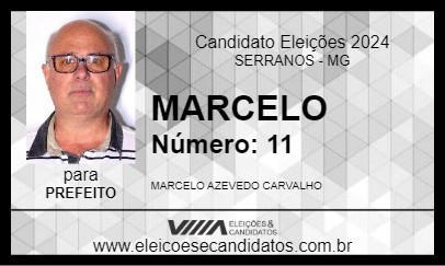 Candidato MARCELO 2024 - SERRANOS - Eleições